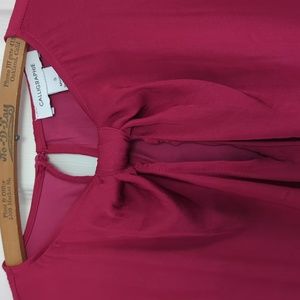 Calligraphe Cropped Bow Neckline Detail